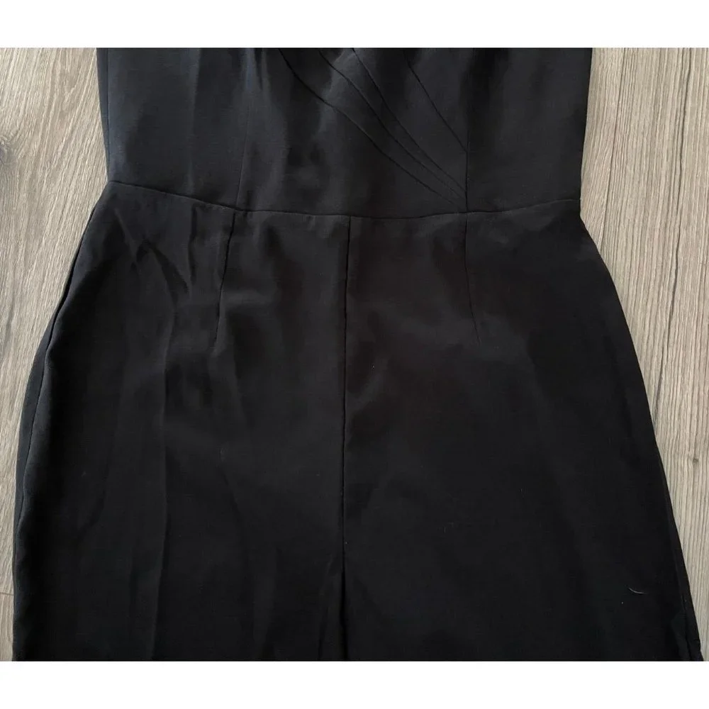 Lilly Pulitzer Womens Kylo Jumpsuit Onyx Black MISSING BELT Wide Leg Sz 16  $198 - Picture 7 of 13